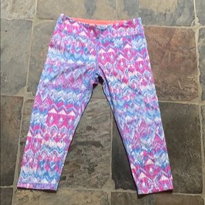 EUC ivivva girls cropped leggings size 14